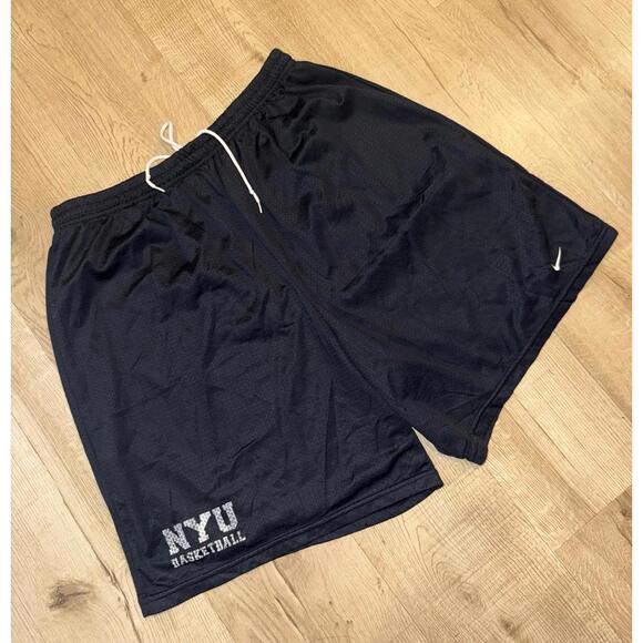 Nike Team NYU Basketball Mesh Hoop Shorts Mens XXL 90s Y2K Rare - Picture 1 of 4